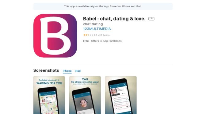 Online Dating with Babel: Pros and Cons